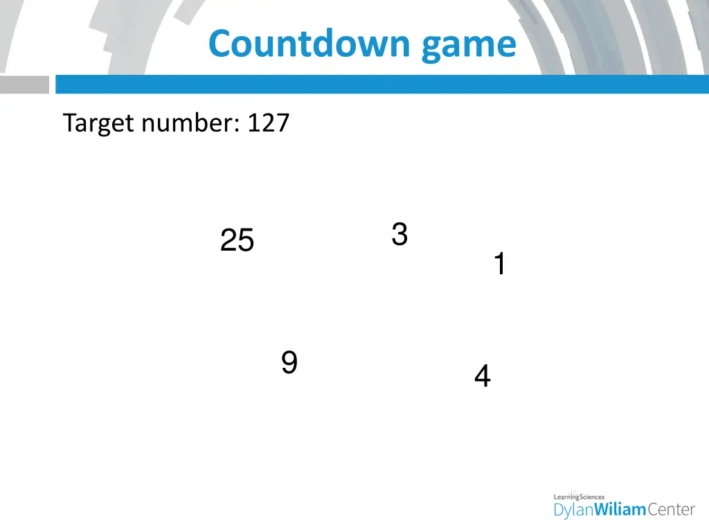 countdown game