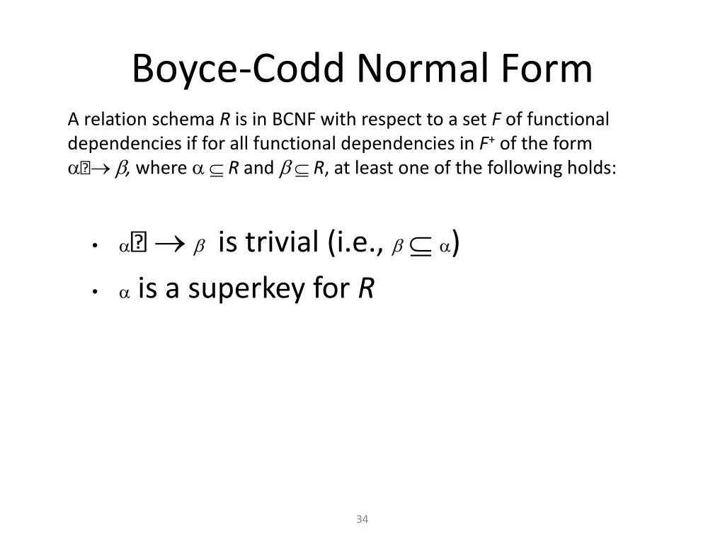 boyce codd normal form