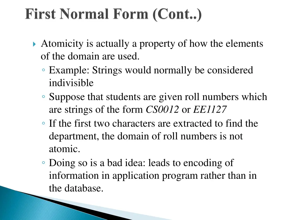 atomicity is actually a property