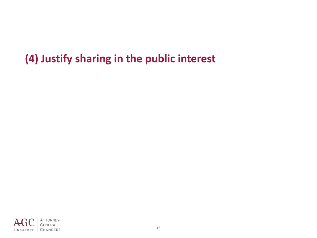 4 justify sharing in the public interest