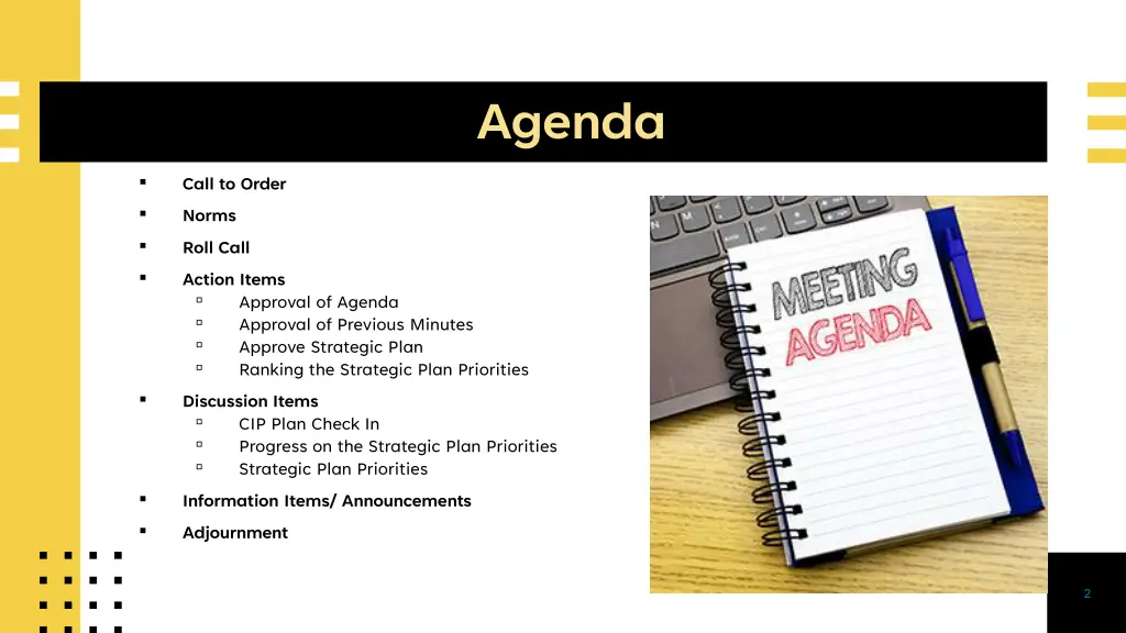 agenda