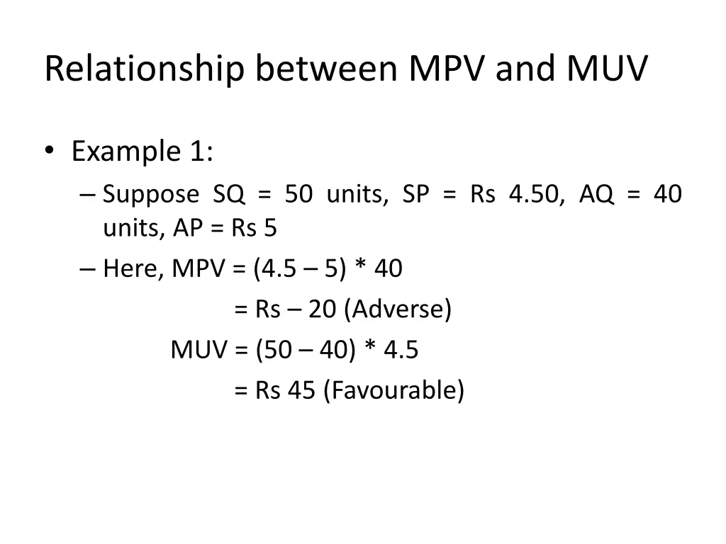 relationship between mpv and muv