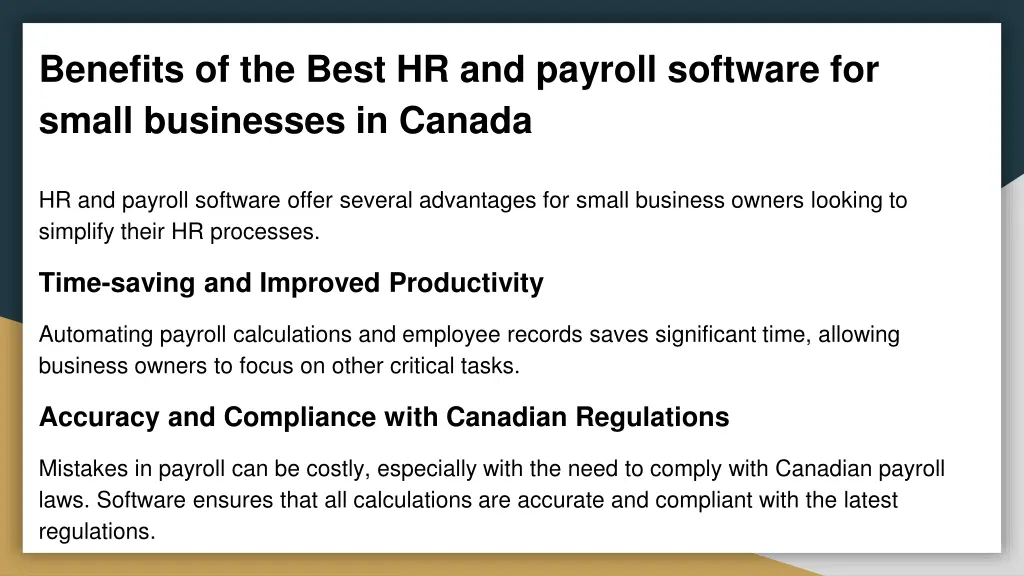 benefits of the best hr and payroll software