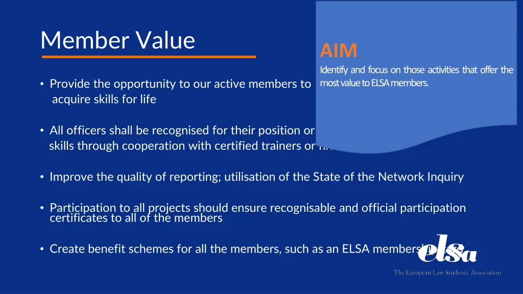 member value