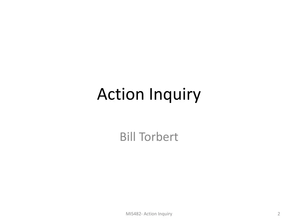 action inquiry