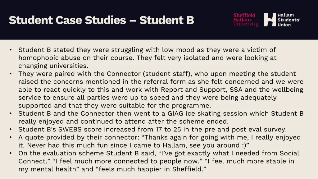 student case studies student b