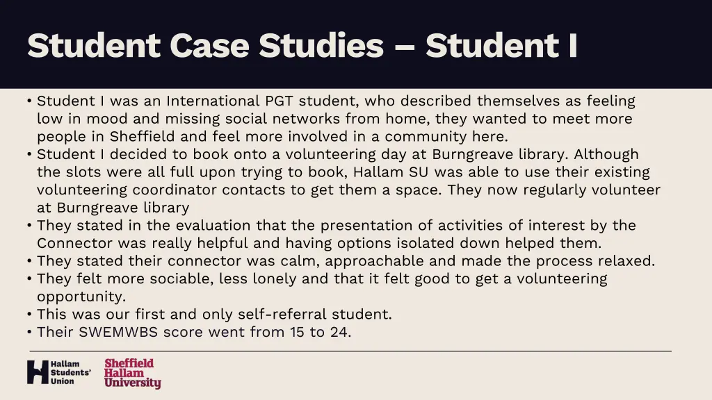 student case studies student i