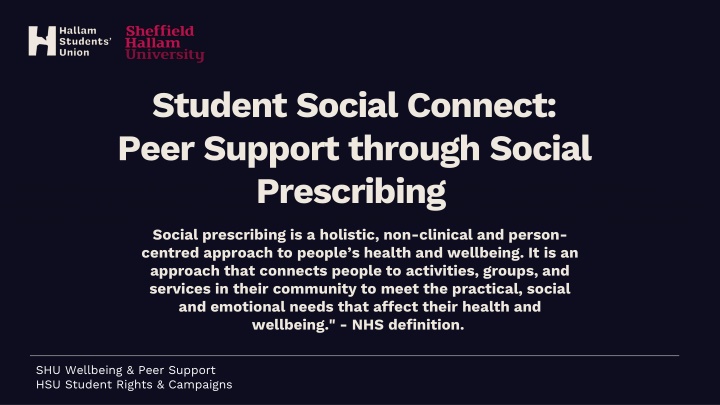 student social connect peer support through