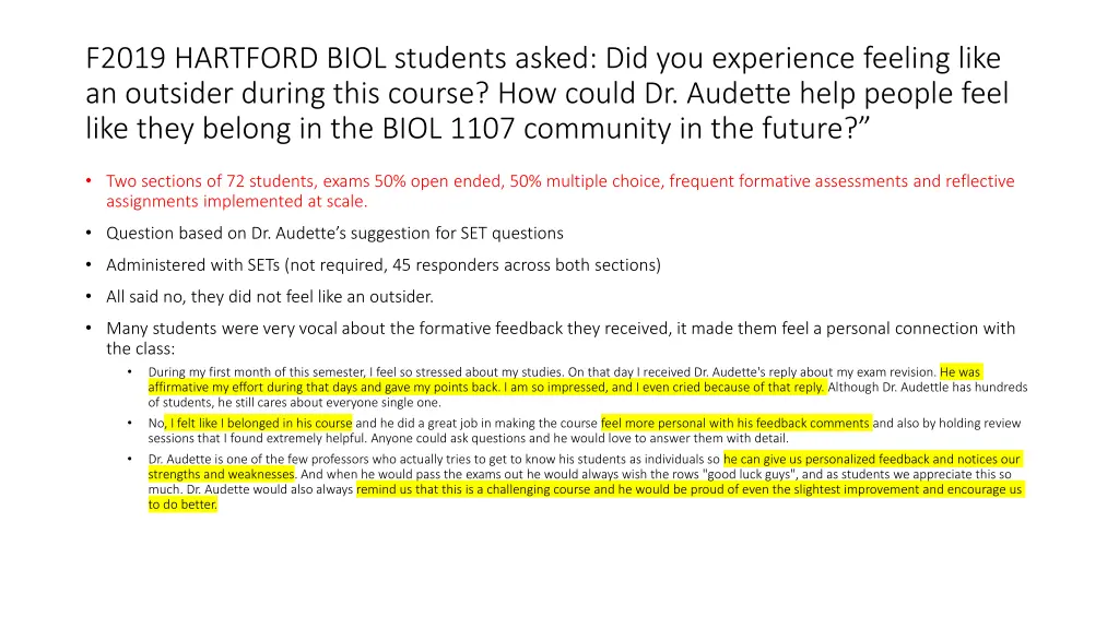 f2019 hartford biol students asked