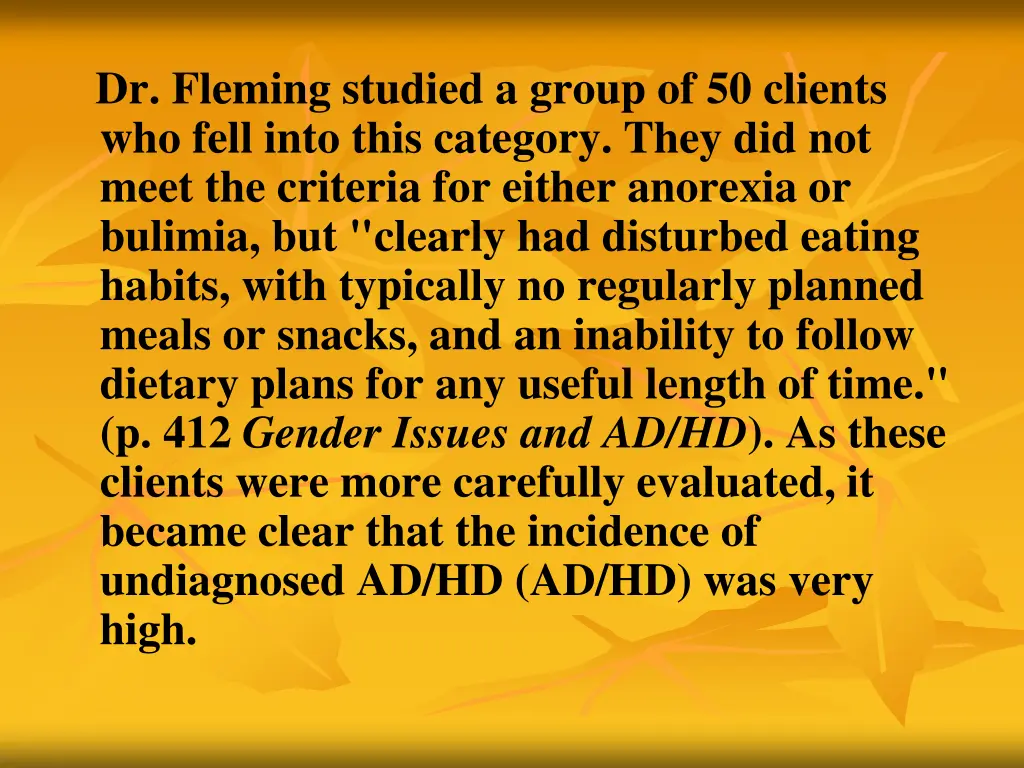 dr fleming studied a group of 50 clients who fell