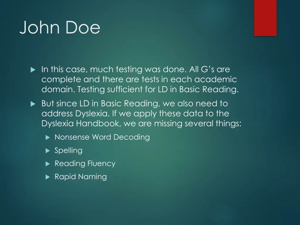 john doe