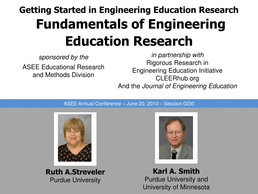 getting started in engineering education research