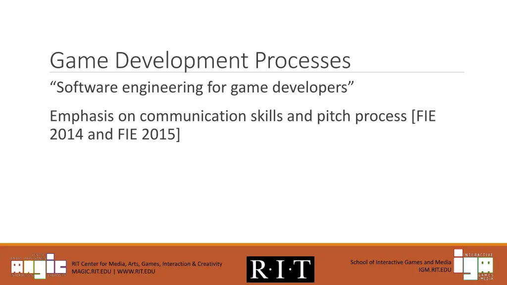 game development processes software engineering