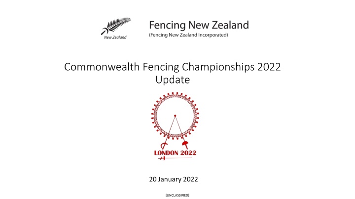 commonwealth fencing championships 2022 update