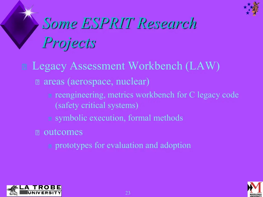 some esprit research projects