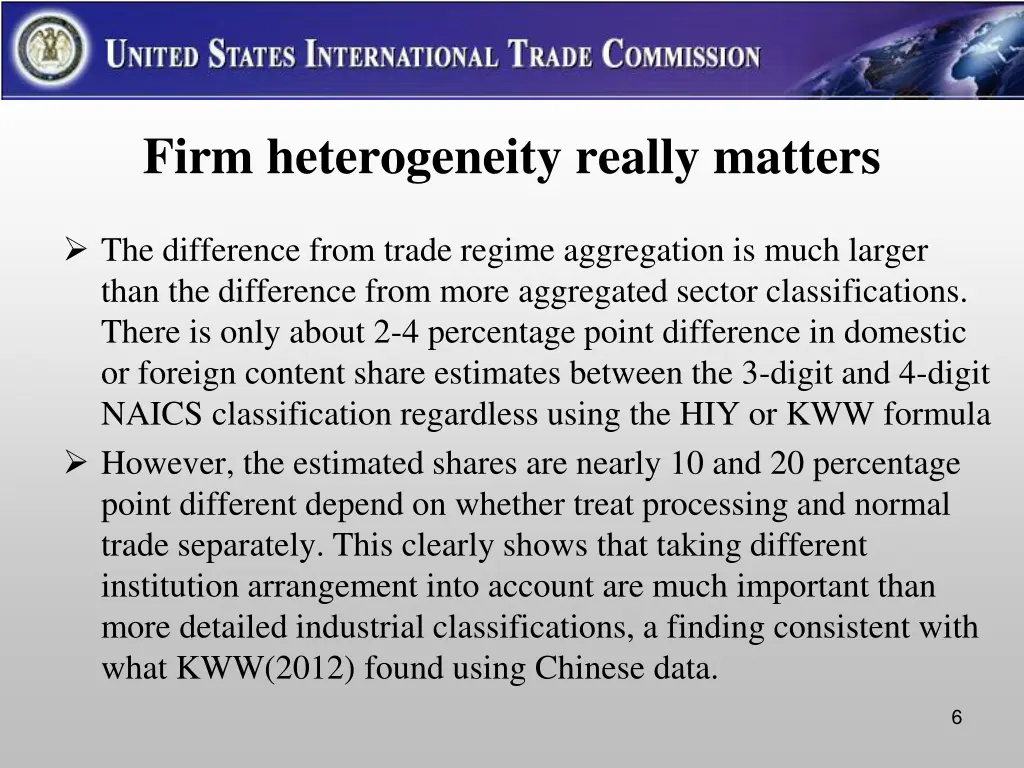 firm heterogeneity really matters