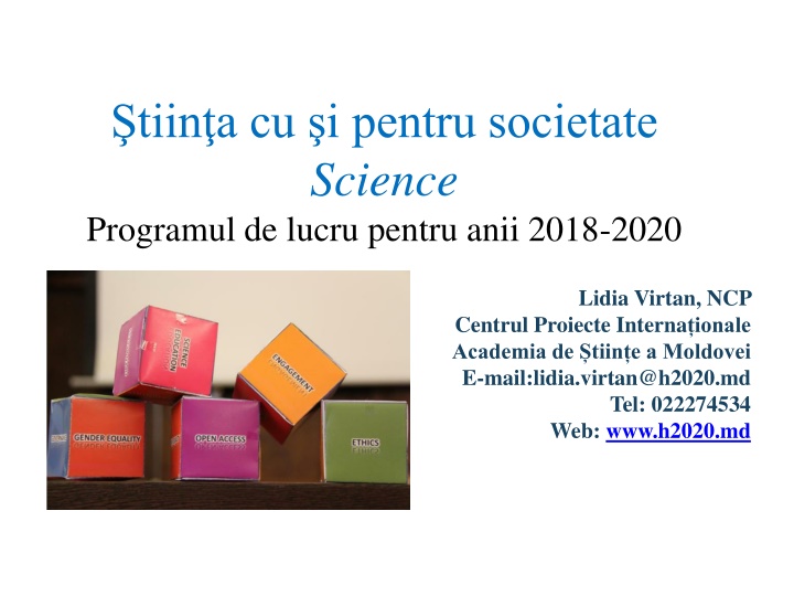 tiin a cu i pentru societate science programul