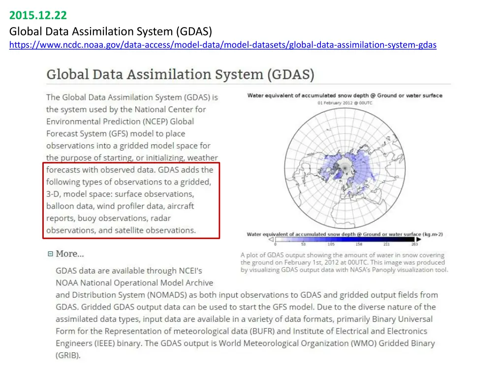 2015 12 22 global data assimilation system gdas