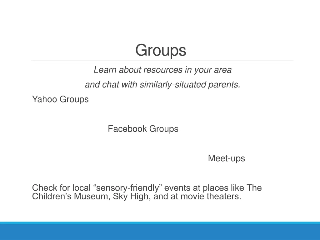 groups