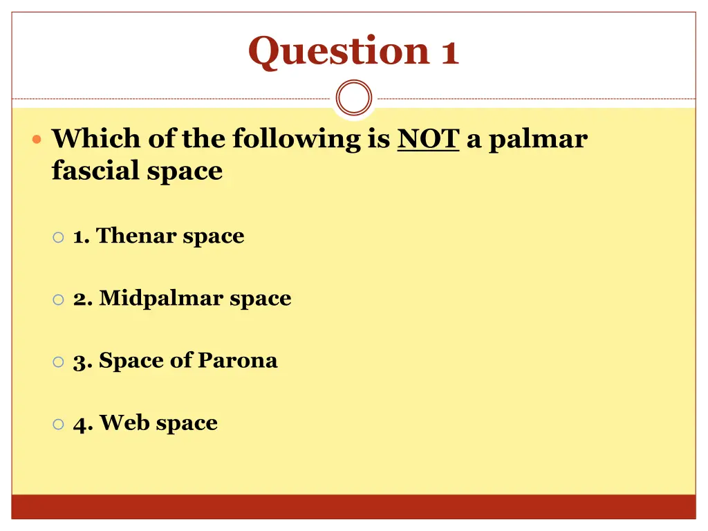 question 1