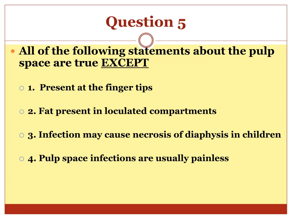 question 5