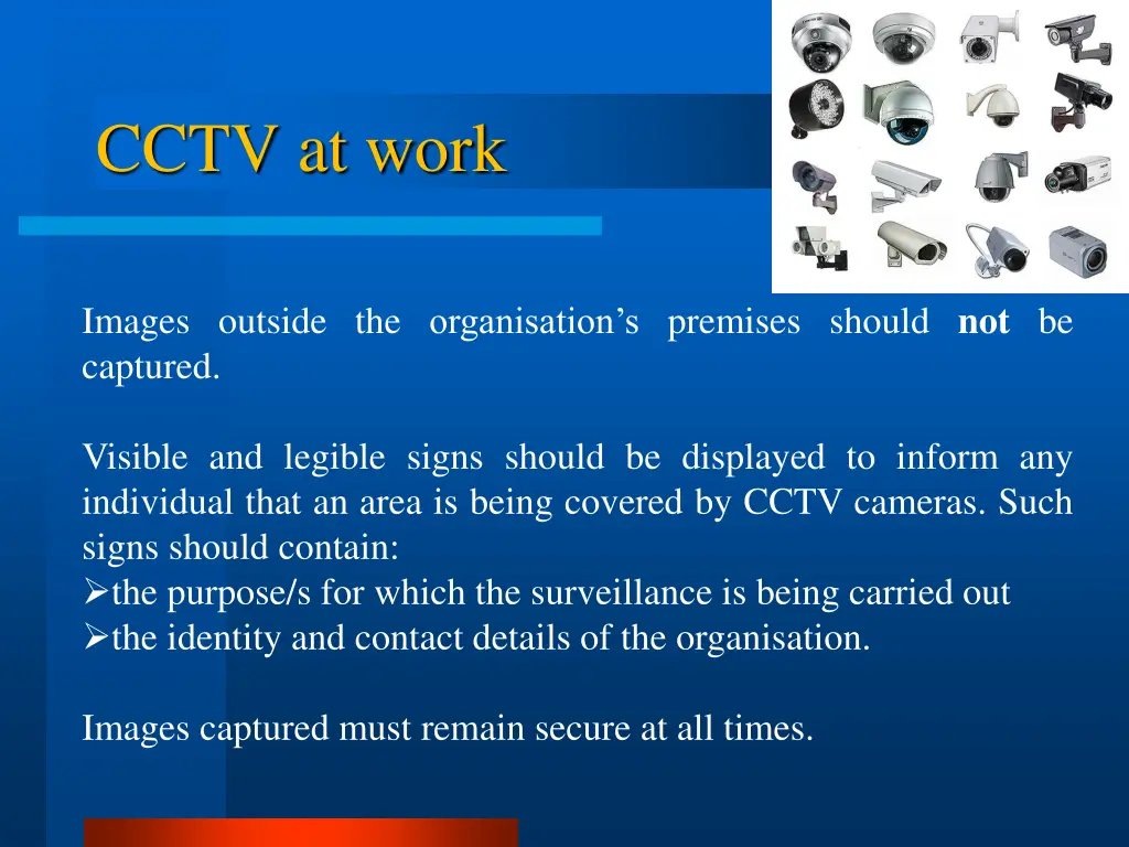 cctv at work