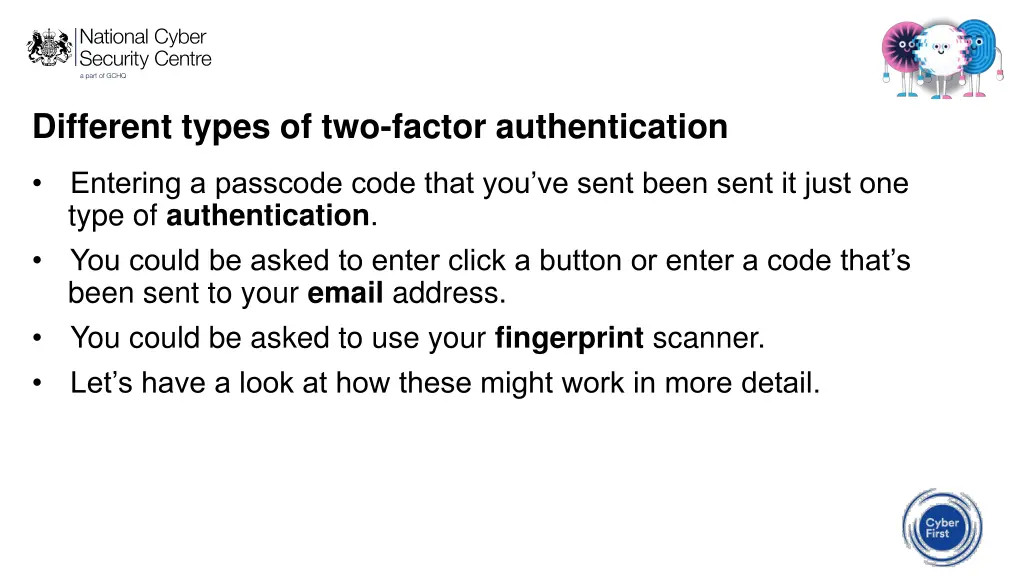 different types of two factor authentication