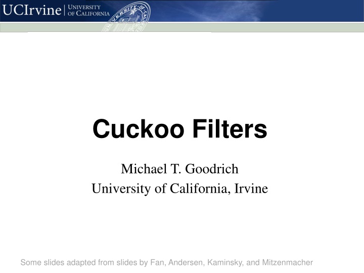 cuckoo filters