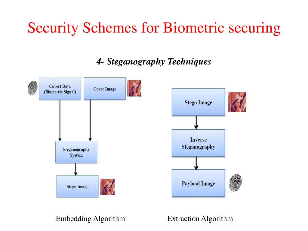 security schemes for biometric securing 2