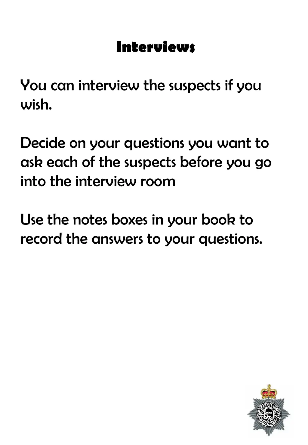 interviews