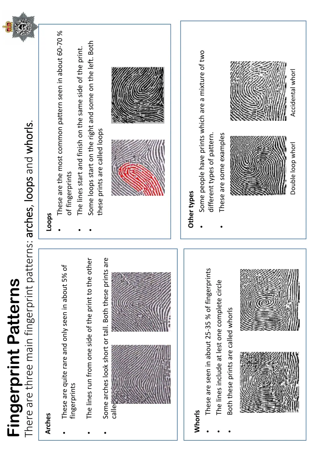 these are the most common pattern seen in about