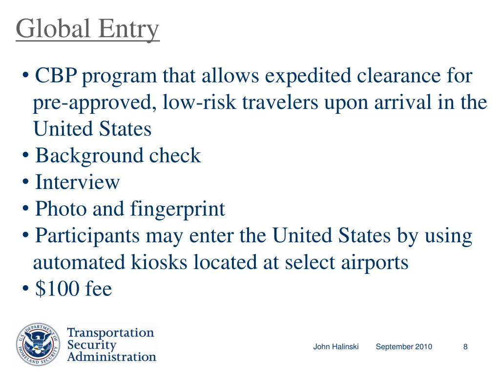 global entry