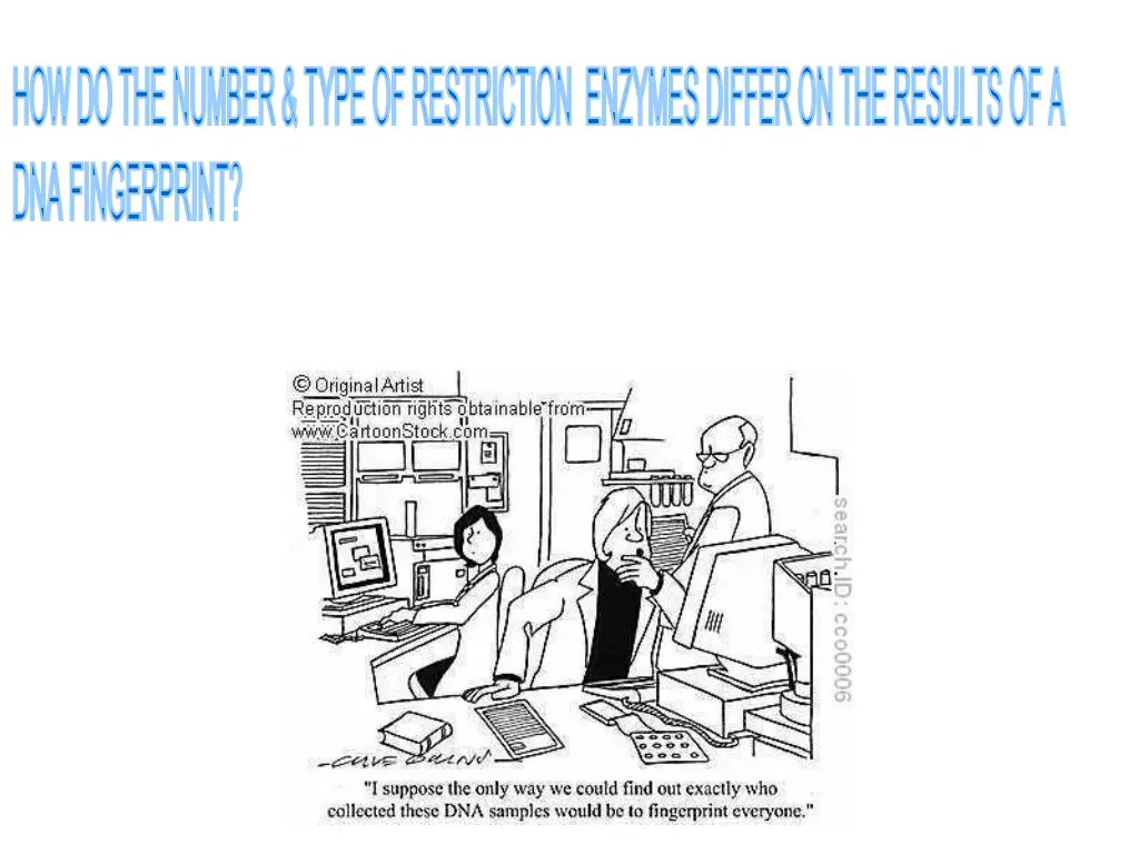 how do the number type of restriction enzymes