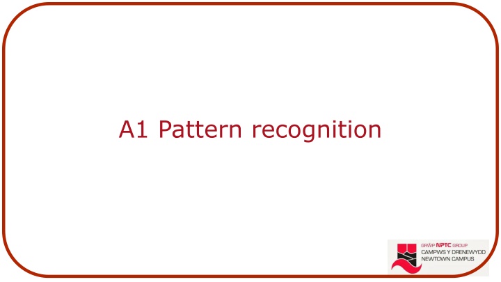 a1 pattern recognition