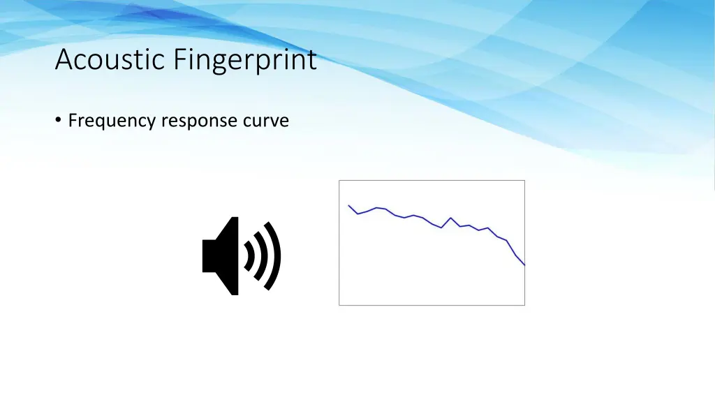 acoustic fingerprint 1