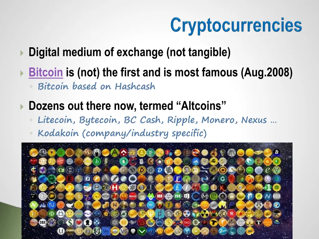 digital medium of exchange not tangible