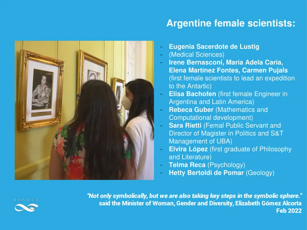 argentine female scientists