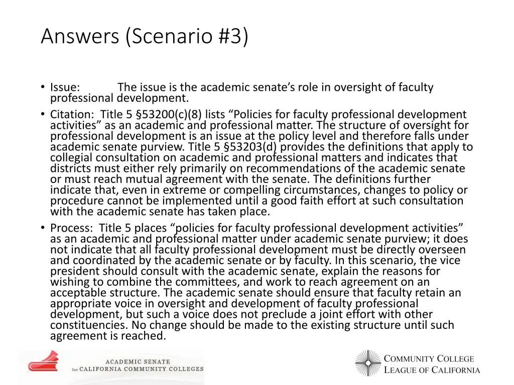 answers scenario 3