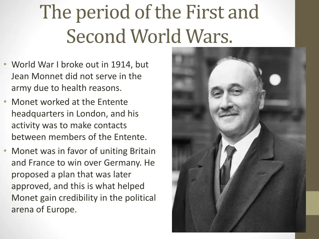 the period of the first and second world wars