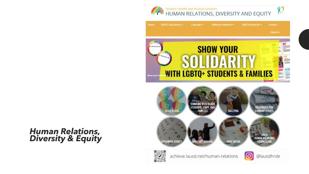 human relations diversity equity