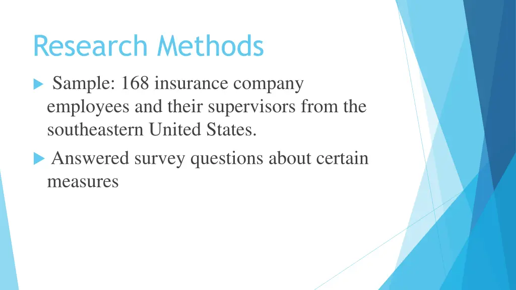 research methods