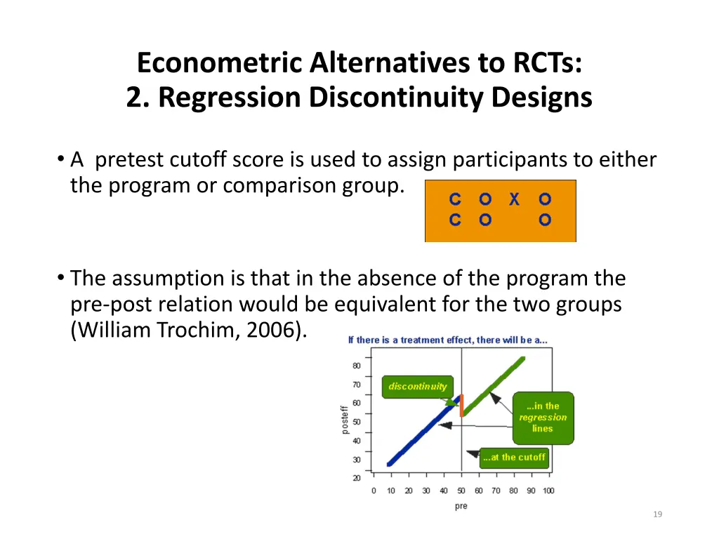 econometric alternatives to rcts 2 regression