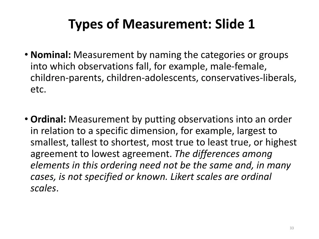 types of measurement slide 1