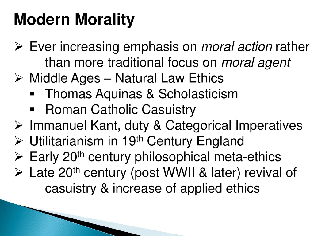 modern morality