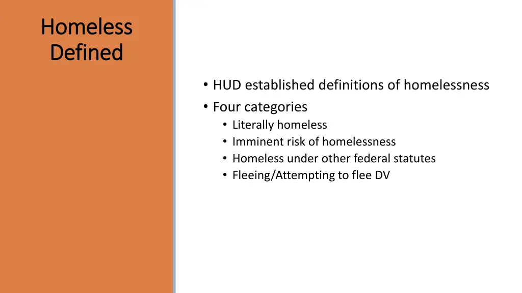 homeless homeless defined defined