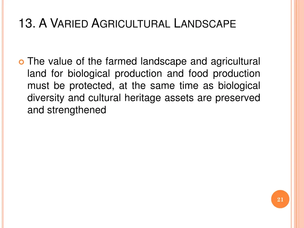 13 a v aried a gricultural l andscape