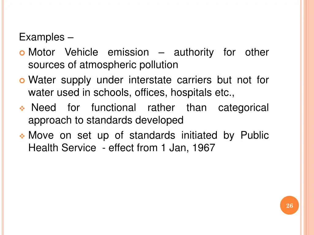 examples motor vehicle emission authority