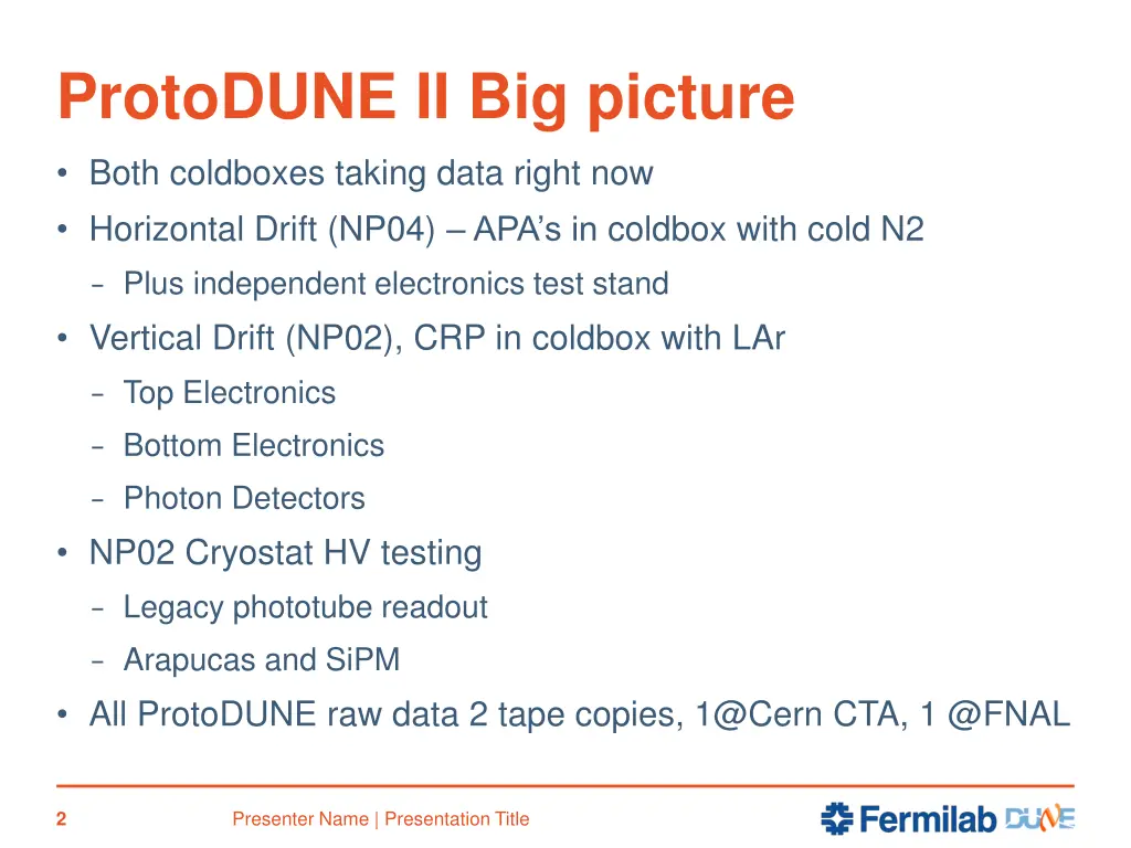 protodune ii big picture