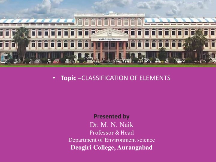 topic classification of elements