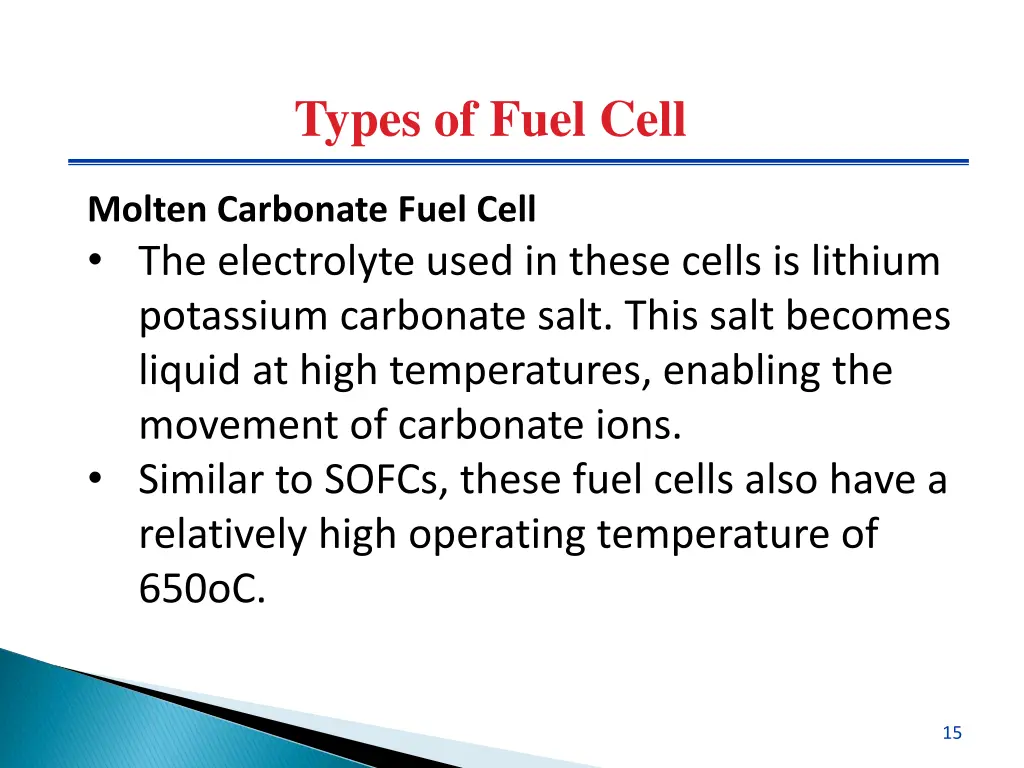 types of fuel cell 5